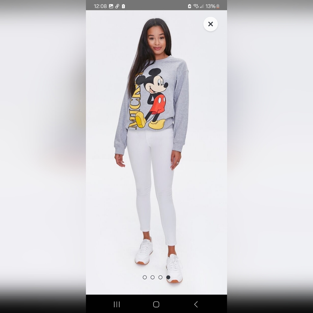 Mickey Mouse graphics sweatshirt